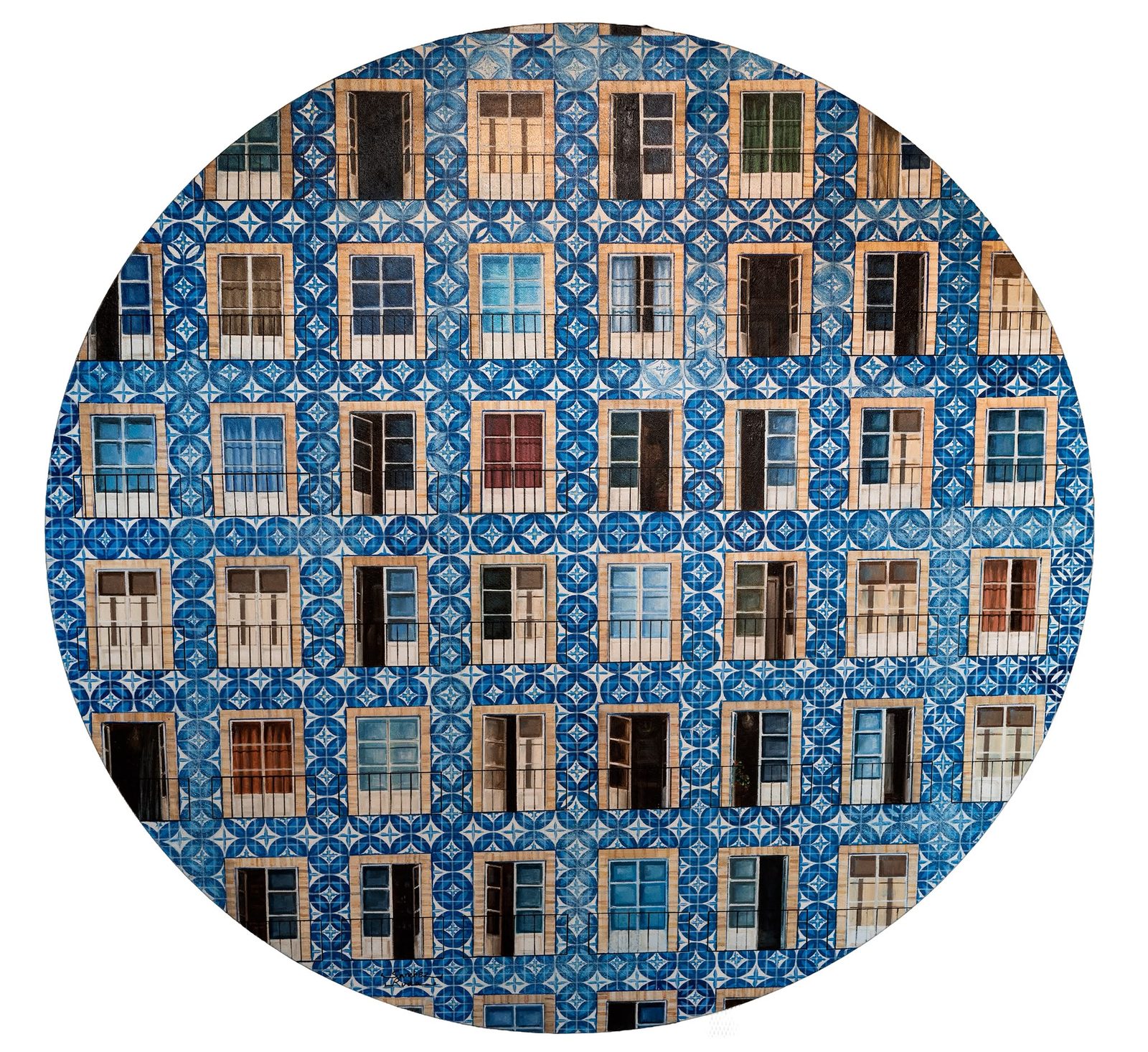 Geometría habitada, Ø 100 cm