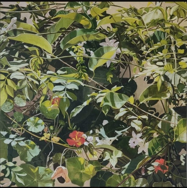 Green I, 50 × 50 cm