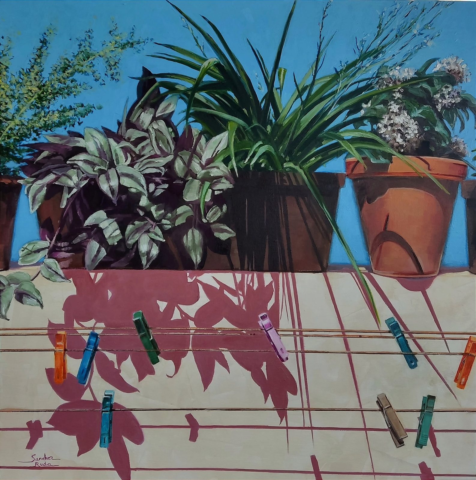 Luz de día I, 50 × 50 cm