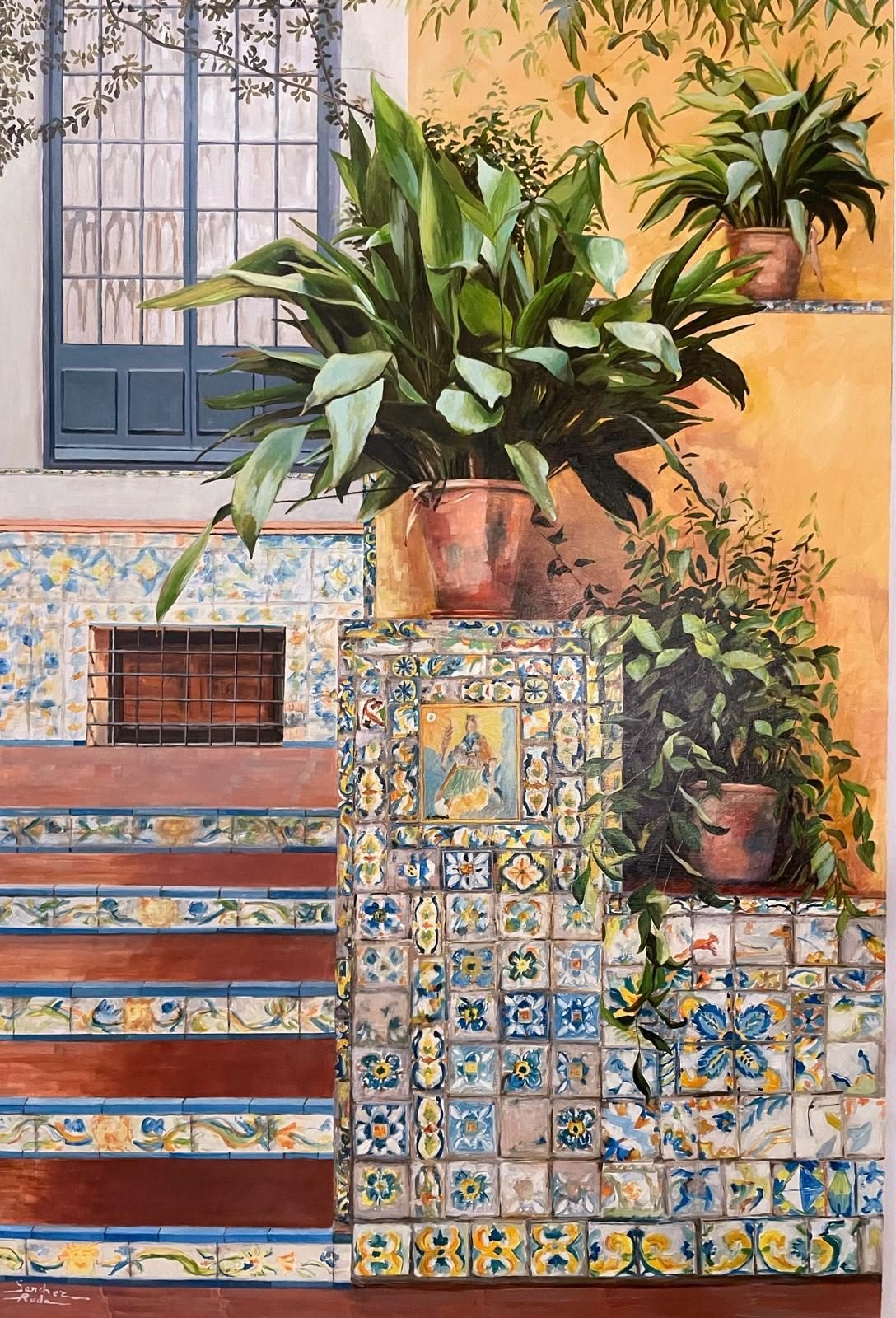 Patio Museo Sorolla, 75 × 110 cm, vendido