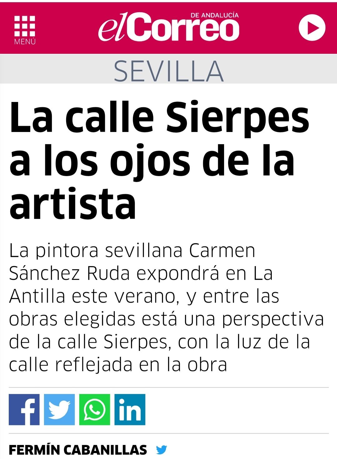 Recorte de prensa
