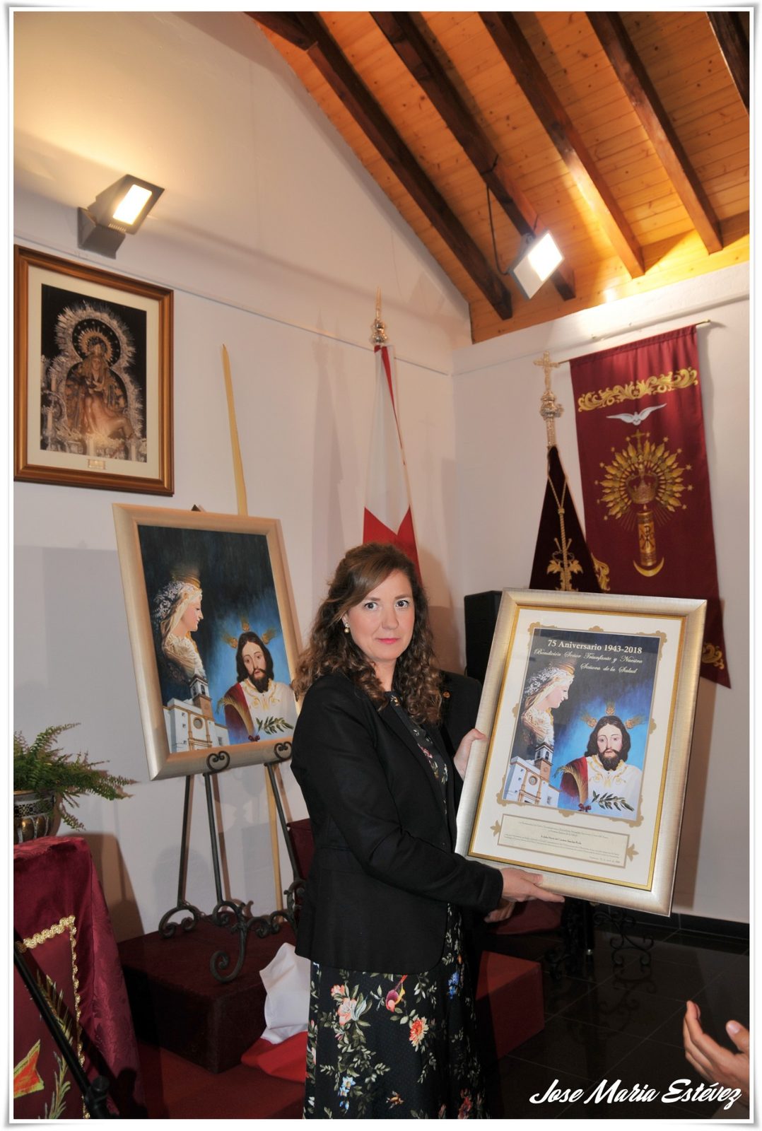 Presentación del cartel del 75 aniversario de la Bendición del Señor Triunfante y la Virgen de la Salud